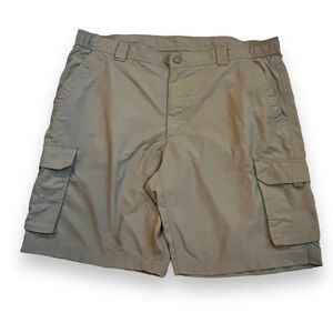 LL Bean Nylon Cargo Shorts XL Outdoor Hiking Pockets Lightweight